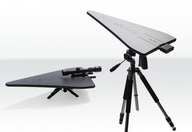 Aaronia HYPERLOG 7025 · Antena directiva logperiódica de banda ancha