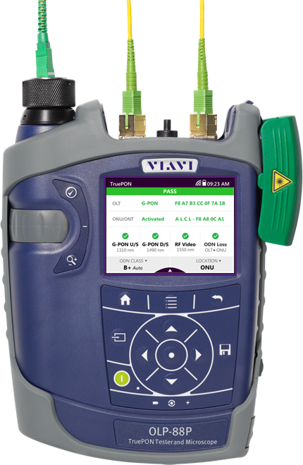 Viavi OLP-88 TRUEPON · Probador PON con medidor de potencia