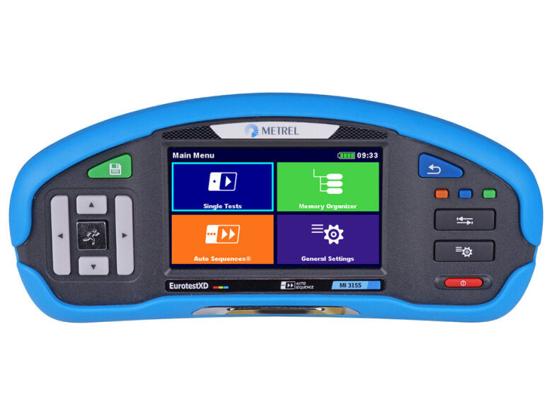 Metrel MI 3155 EurotestXD · Verificador multifunción de instalaciones para RIC 19