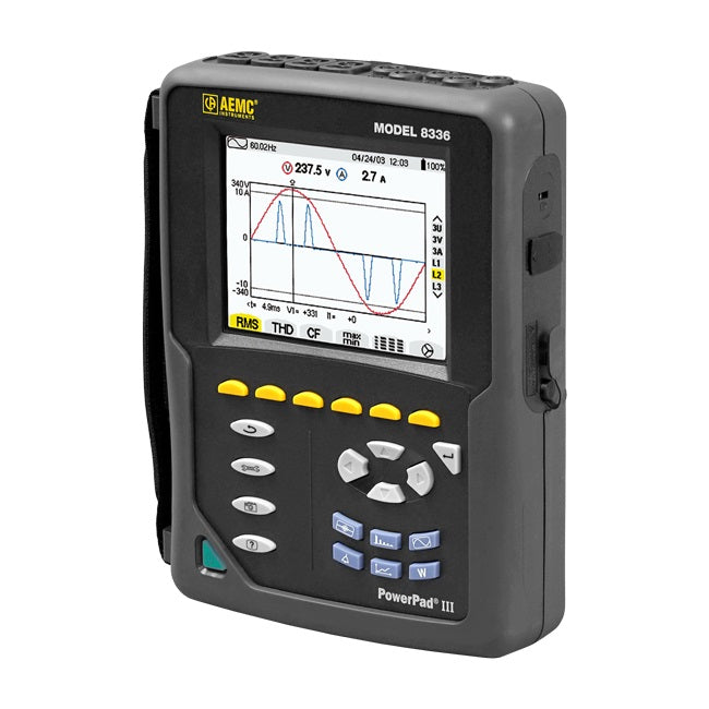 AEMC 8336 · Analizador de calidad de energía trifásico