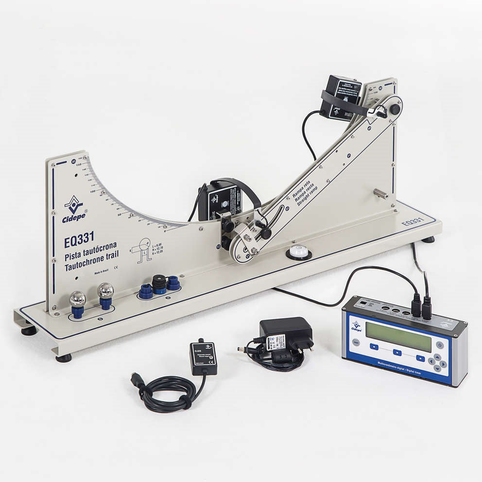 Cidepe EQ331A · Pista tautócrona con sensor y multicronómetro