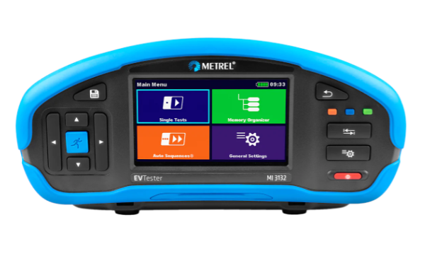 Metrel MI 3132 EV Tester · Verificador de seguridad eléctrica de EV