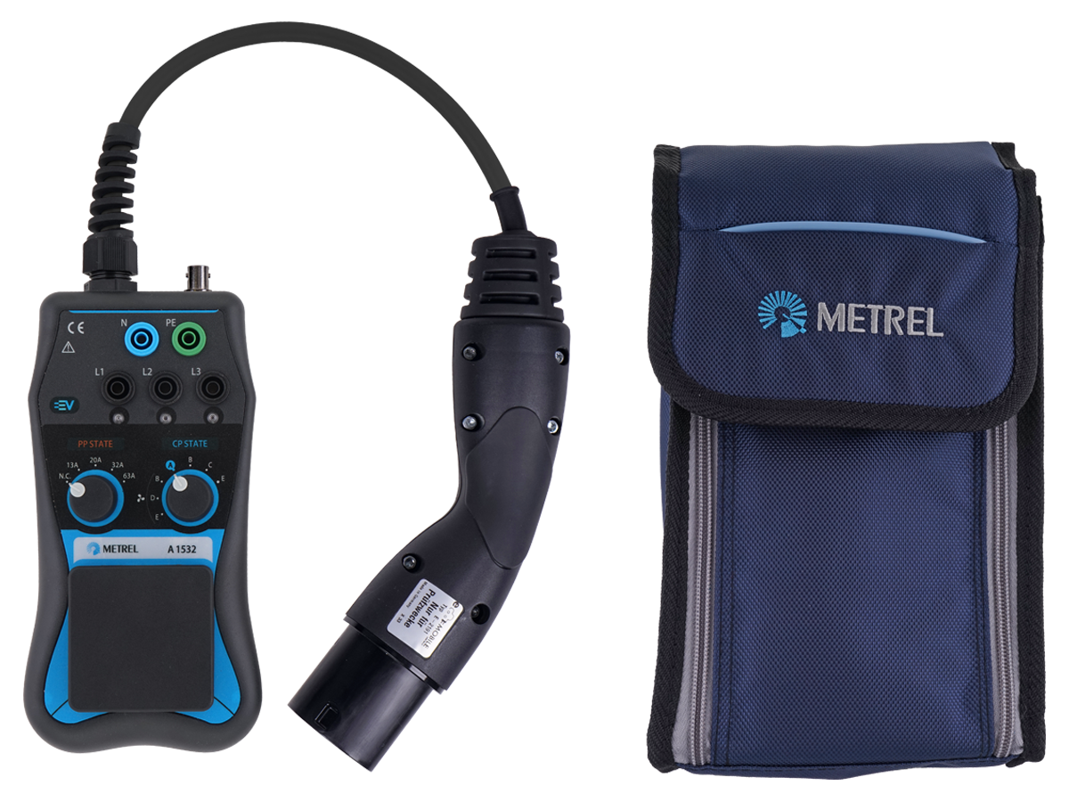 Metrel A 1532 XA · Adaptador EVSE para prueba de cargadores EV