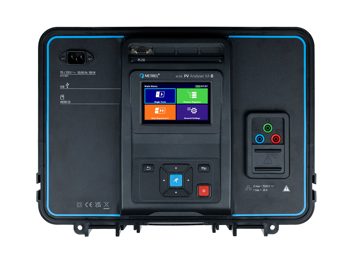 Metrel MI 3116 PV Analyser XA · Analizador de instalaciones