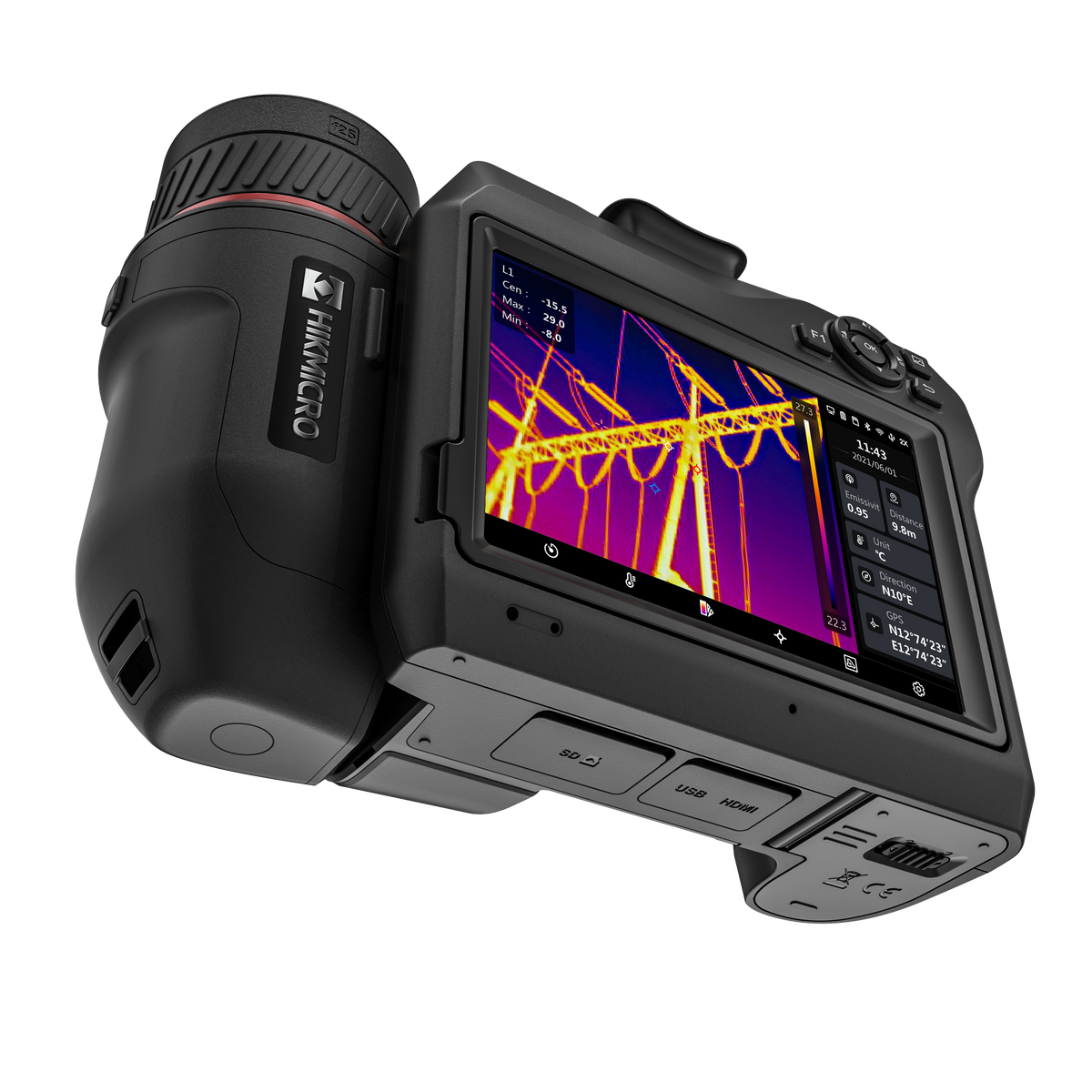 SP120H · Cámara termográfica megapíxel · 1280×1024 px · -40 a 2.200 °C