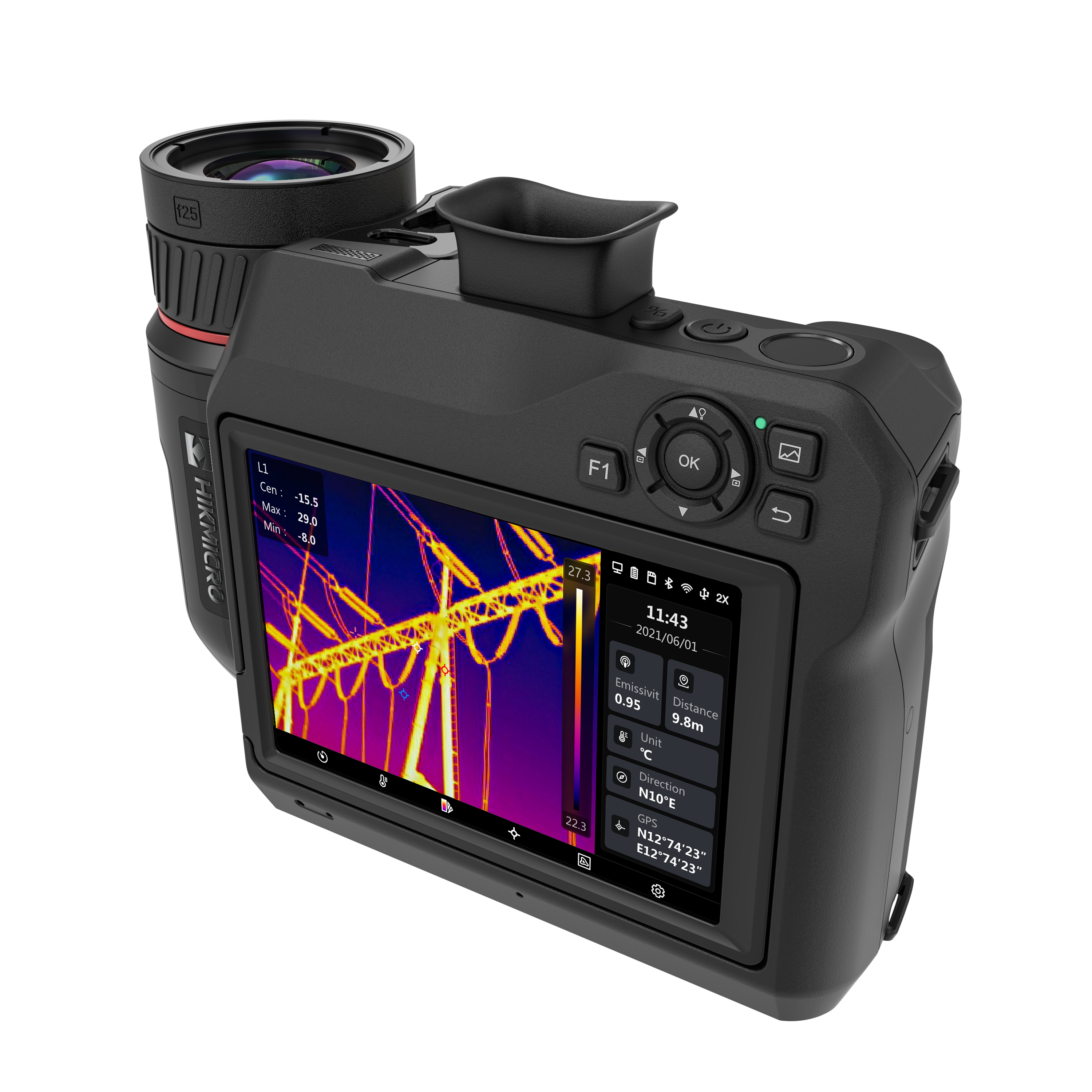 SP120H · Cámara termográfica megapíxel · 1280×1024 px · -40 a 2.200 °C