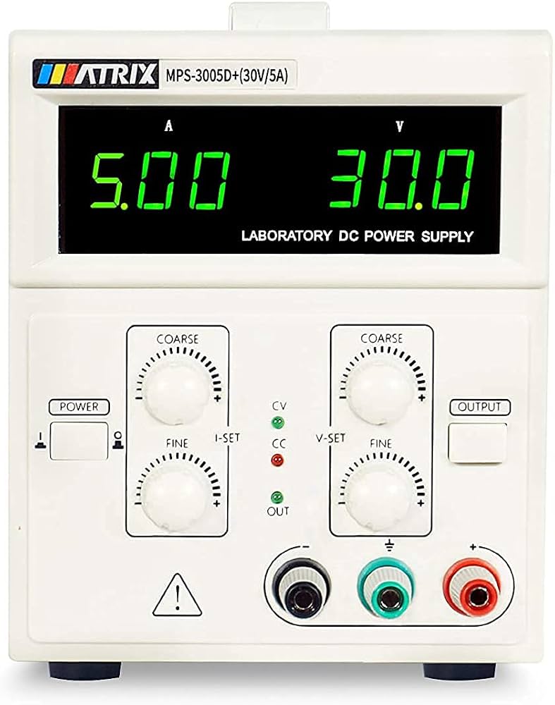 Matrix MPS-3005D · Fuente de poder DC ajustable 0-30 V / 5 A