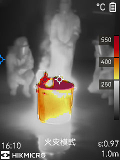 FB21 · Cámara termográfica para bomberos · 256×192 px · -20 a 550 °C