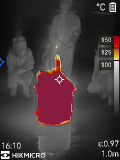 FB21 · Cámara termográfica para bomberos · 256×192 px · -20 a 550 °C