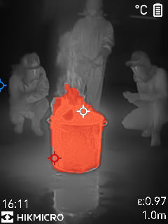 FB21 · Cámara termográfica para bomberos · 256×192 px · -20 a 550 °C