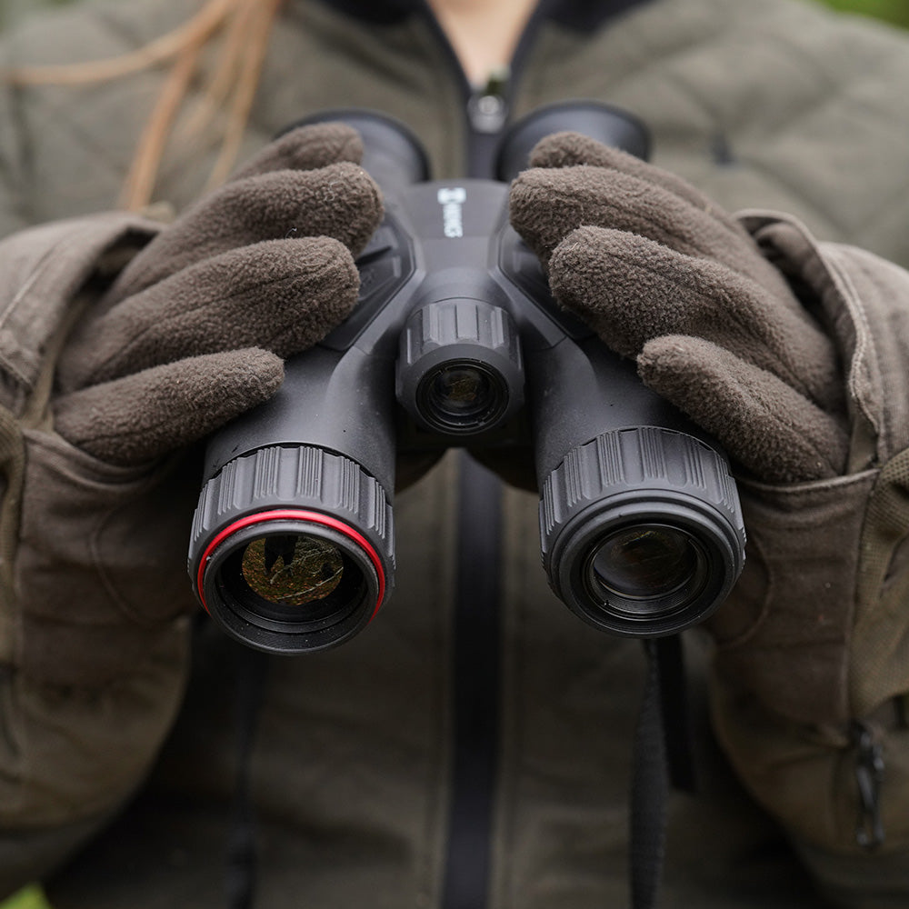 HH35LN · Binocular térmico multiespectral con LRF · 384×288 px · 1.800 m