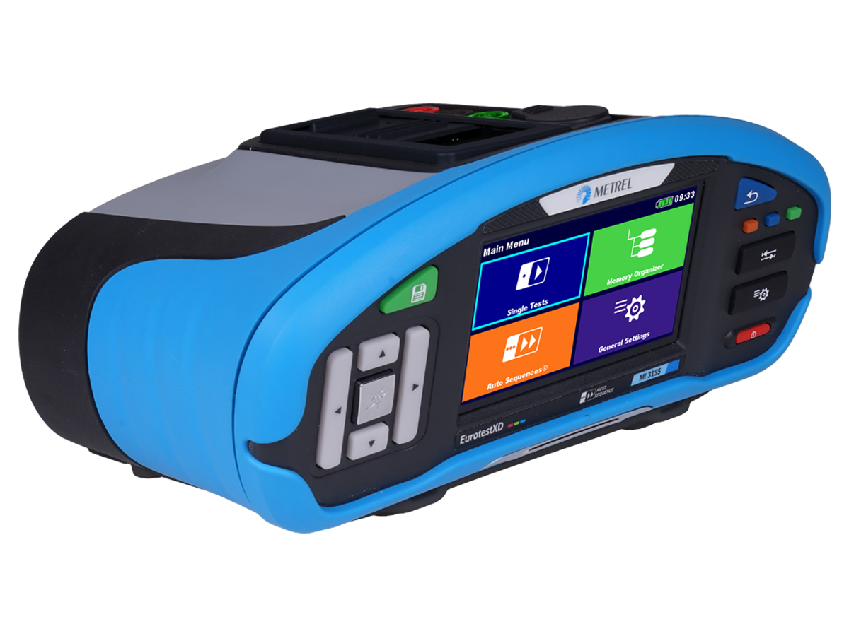 Metrel MI 3155 EurotestXD · Verificador multifunción de instalaciones para RIC 19