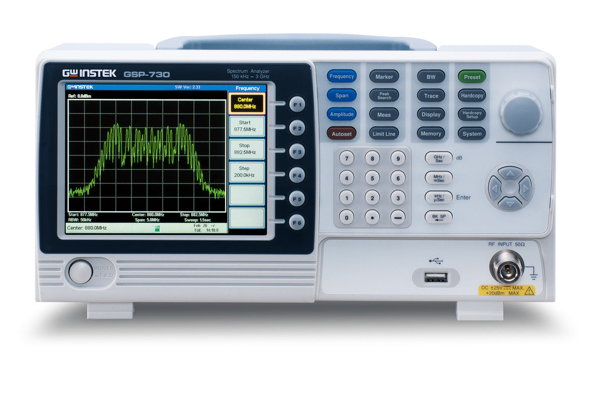 Instek GSP-730 · Analizador de espectro de 3 GHz
