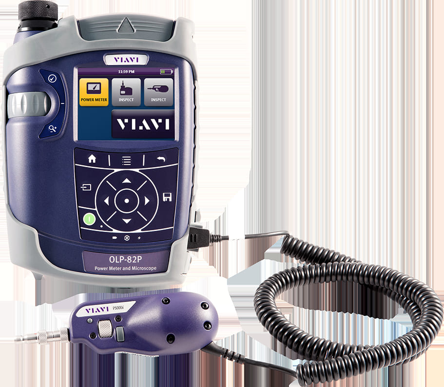 Viavi OLP-82/82P · Medidor de potencia optica con microscopio