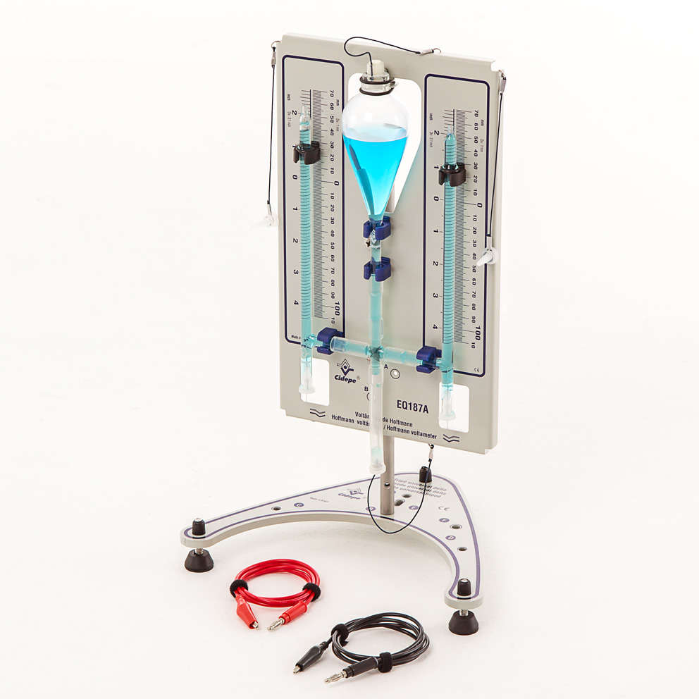 Cidepe EQ187A · Voltámetro de Hoffmann con trípode