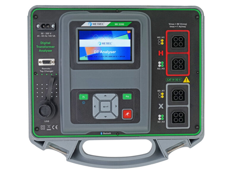 Metrel MI 3280 DT Analyser · Analizador digital de transformadores