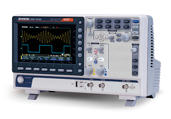 Instek GDS-1000B · Osciloscopio digital de 2 a 4 canales