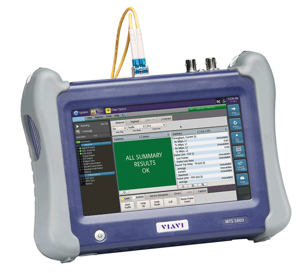 Viavi MTS-5800-TEM · Tester de red con módulo de sincronismo