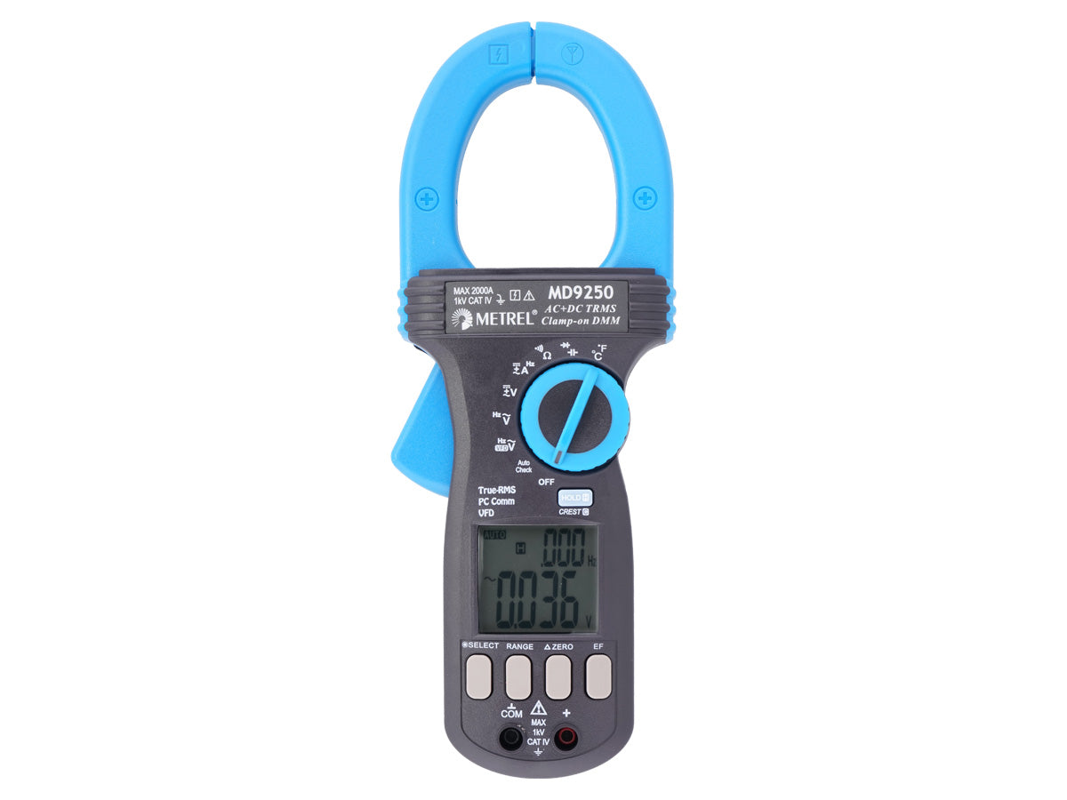 Metrel MD 9250 · Pinza amperimétrica TRMS AC/DC 2000 A
