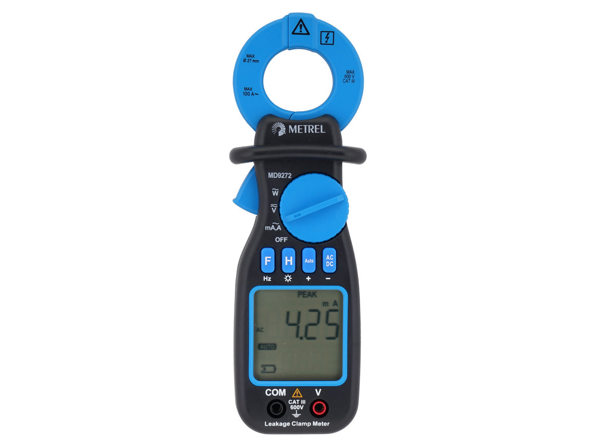 Metrel MD 9272 · Pinza de fugas TRMS con funciones de potencia