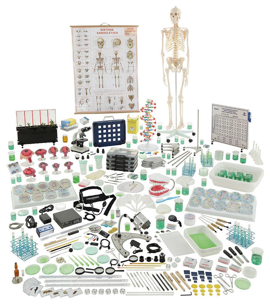 Cidepe EQ353 · Conjunto de biología para 4 grupos