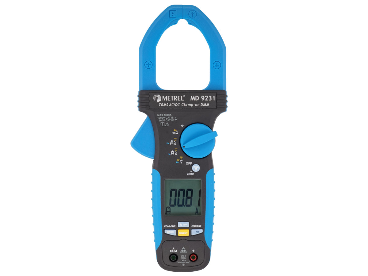 Metrel MD 9231 · Pinza amperimétrica TRMS AC/DC industrial