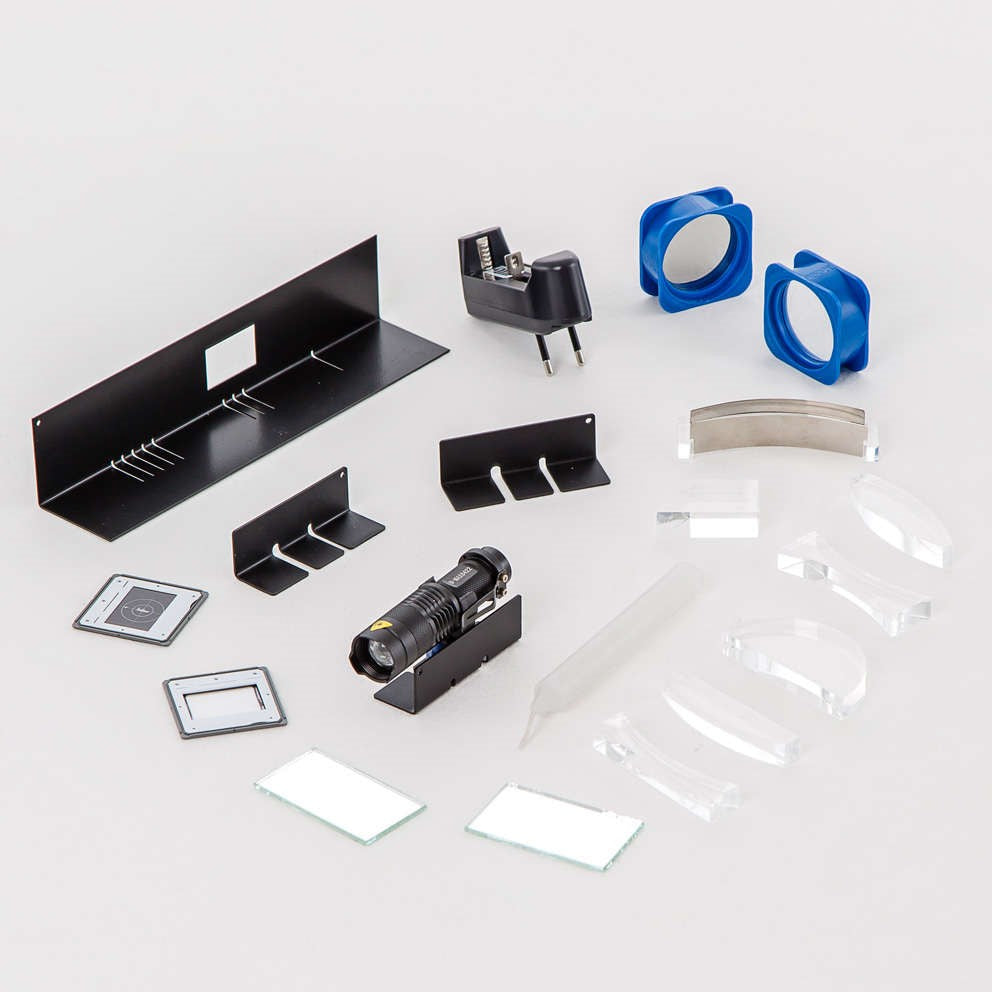 Cidepe SCN-F004A · Conjunto básico de óptica geométrica