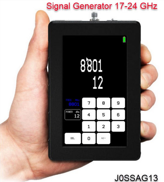 SAF Tehnika J0SSAG13 17-24,3 GHz · Generador de señal RF compacto