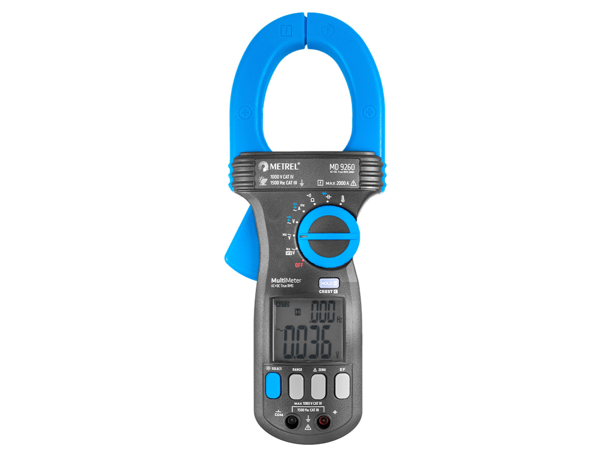 Metrel MD 9260 · Pinza amperimétrica PV TRMS 1.500 V CC