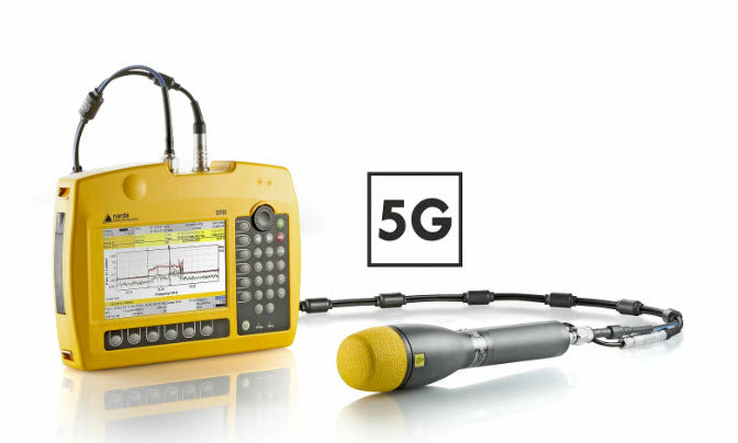 Narda SRM3006 5G FR1/FR2 · Medidor selectivo RF/EMF para 5G FR1/FR2