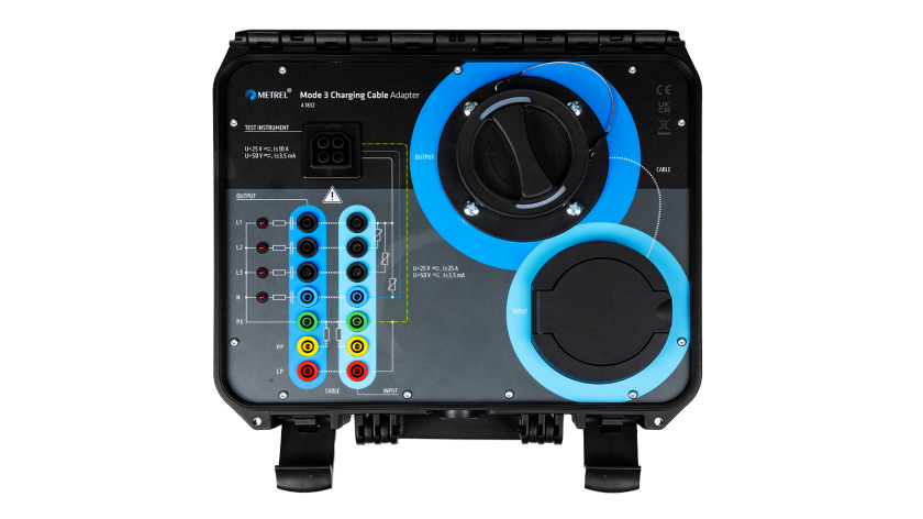 Metrel A 1832 · Adaptador para cable de carga (Modo 3)