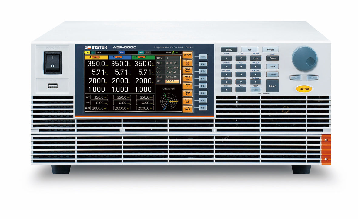 Instek ASR-6000 · Fuente de poder AC/DC de alto rendimiento