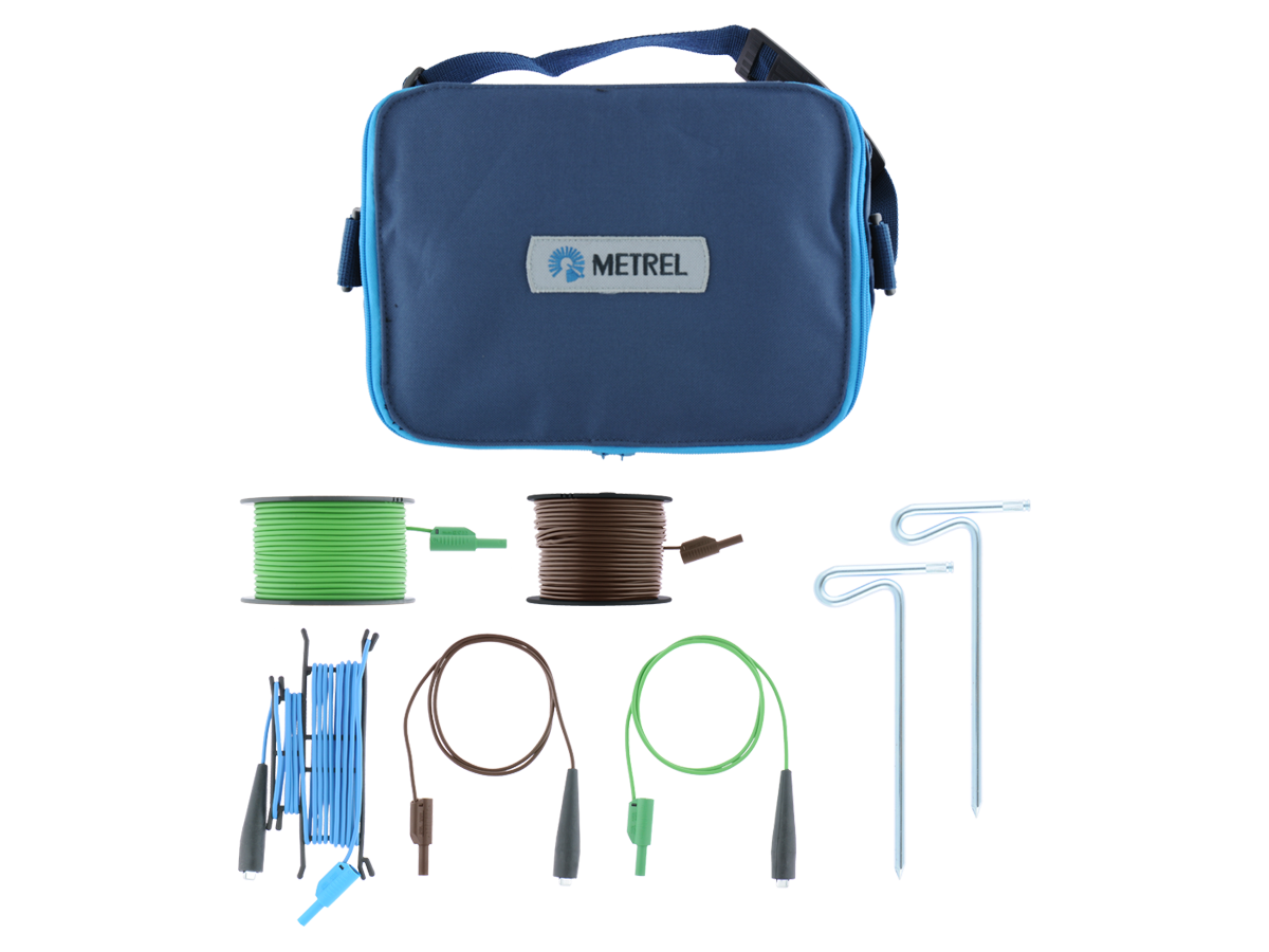 Metrel S 2027 · Kit de tierra, 3 hilos, 50 m