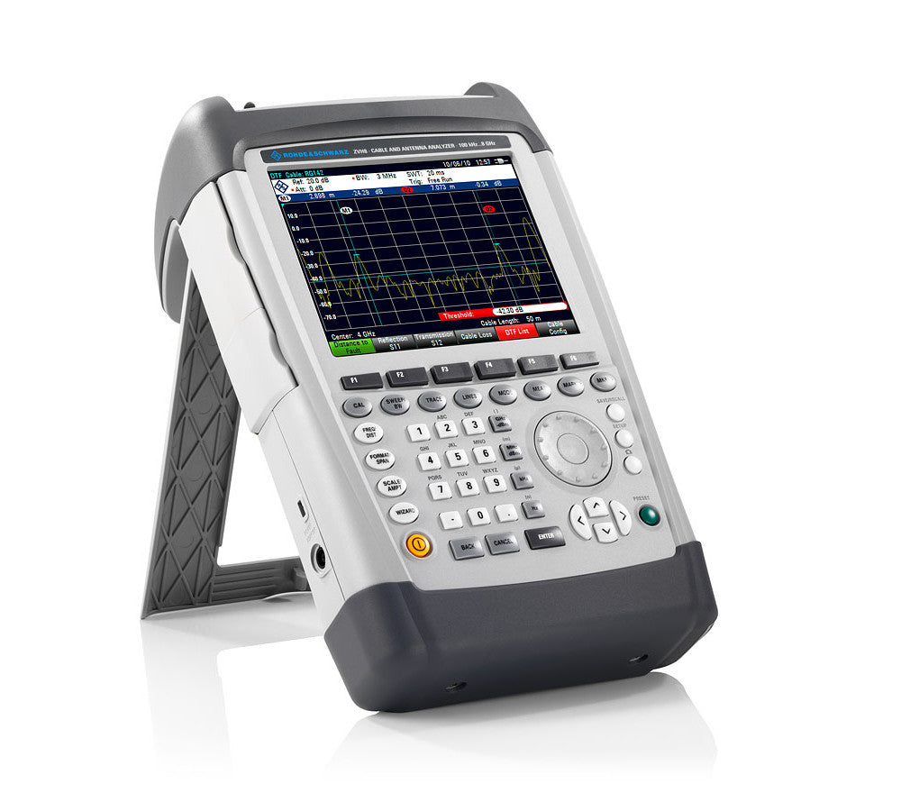 Rohde & Schwarz ZVH CAT 3.6 y 8 GHz · Analizador de cables y antenas