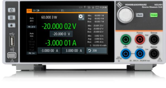 Rohde & Schwarz NGU200 Series · Fuente-medidor SMU de precisión