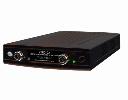 Copper Mountain VTR0102 · VNA de 2 puertos, hasta 1,5 GHz