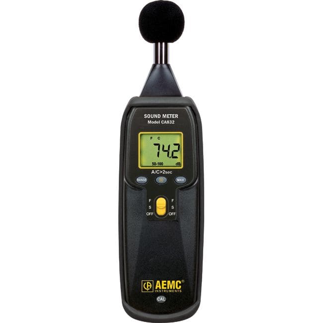 AEMC CA832 · Sonómetro digital de nivel de sonido