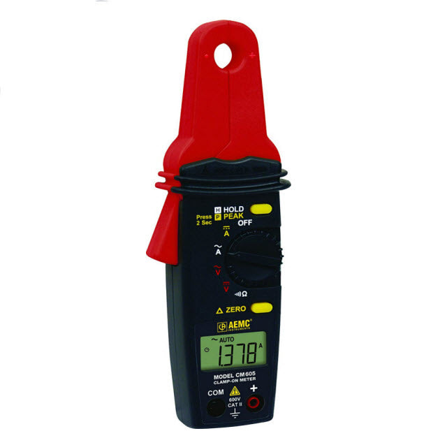 AEMC CM605 · Pinza amperimétrica de baja corriente 100 A AC/DC