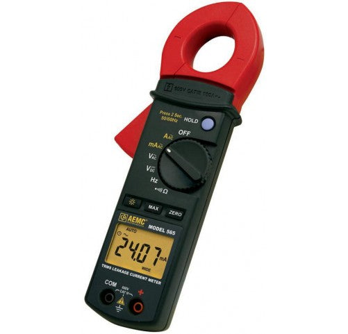 AEMC 565 · Pinza de corriente de fuga TRMS