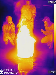 FB21 · Cámara termográfica para bomberos · 256×192 px · -20 a 550 °C