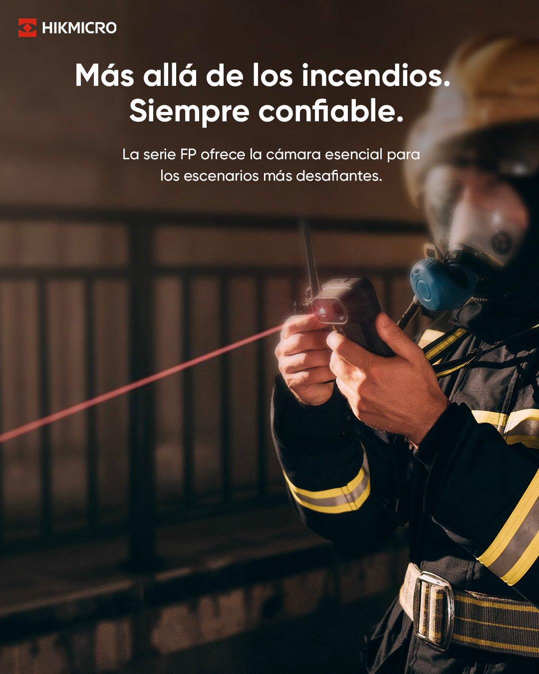 FP21 · Cámara termográfica para bomberos · 256×192 px · -20 a 550 °C