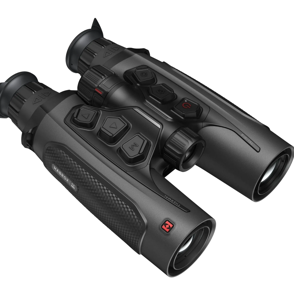 HE25L 2.0 · Binocular térmico multiespectral con LRF · 18 mK · 256×192 px · 1.200 m