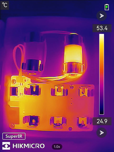 MiniX · Cámara térmica inalámbrica · 256×192 px · -20 a 550 °C