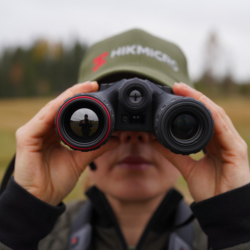 HH35LN · Binocular térmico multiespectral con LRF · 384×288 px · 1.800 m