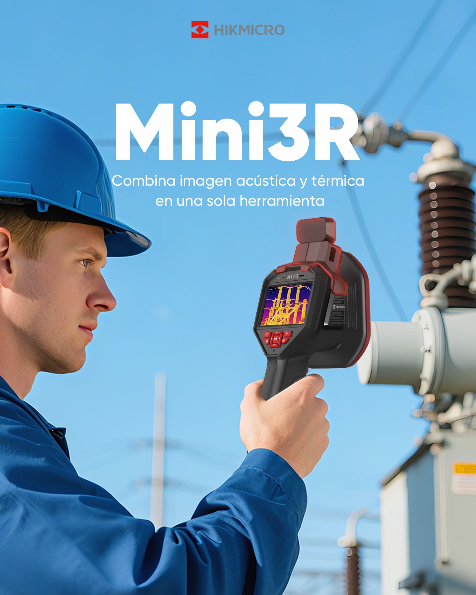 Mini3R · Módulo térmico para cámara acústica AI76 · 384×288 px