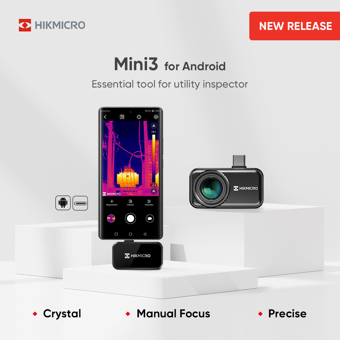 Mini 3 · Módulo térmico para smartphone Android · 384×288 px · -20 a 650 °C